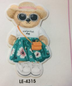 LE-4315 címke vas.ható Maci kalapban