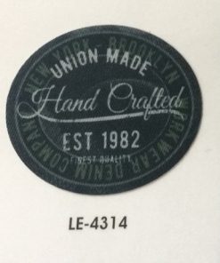 LE-4314 címke vas.ható F1 Hand crafted-felirat