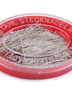 Gombostü acél 34mm nikkel